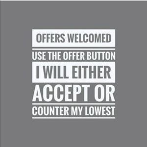 Please make some offers